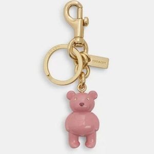 COACH Teddy Bear Valentines Keychain Charm 💕💖💝💓